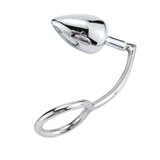 Hook 4663 Cock with Anal DiscreetChoice Set Steel Ring Stainless 0913